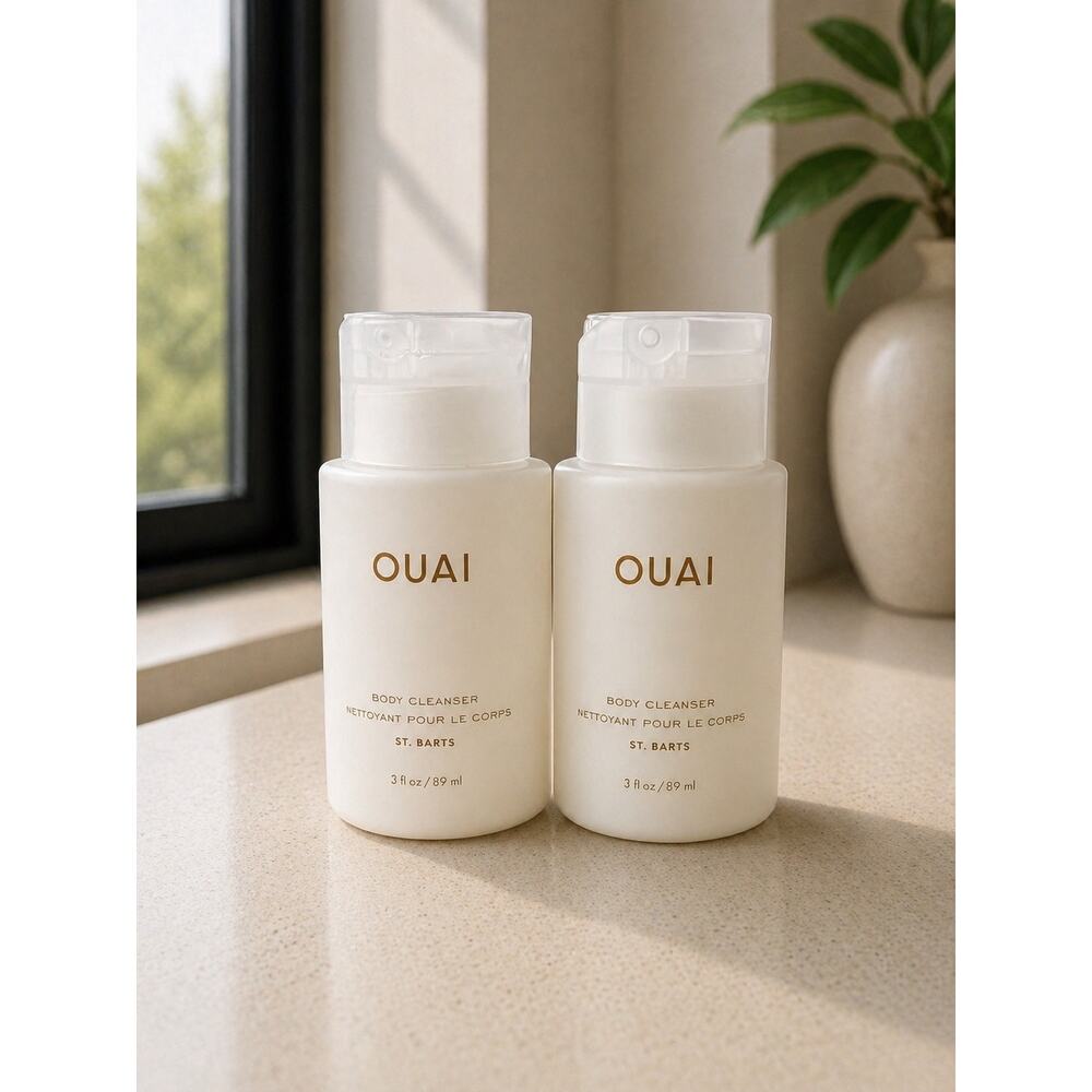 $28 New Ouai Body Cleanser St. Barts - pack of 2 x 3oz